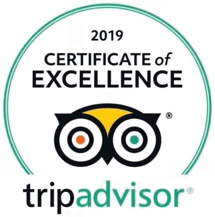 Tripadvisor-Zertifikat für Exzellenz, 2019